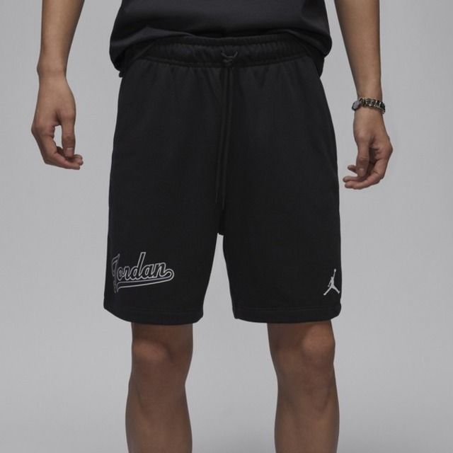 NIKE 耐吉  AS M J FLT MVP FLC SHORT [FN4701-010] 男 短褲 棉褲 喬丹 休閒 黑