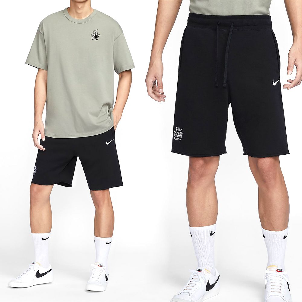 NIKE 耐吉 Nike NK Club ALUMNI Short GCEL 男款 黑色 運動 休閒 短褲 HQ1203-010