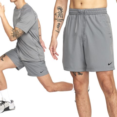 NIKE 耐吉 Nike NK DF Form 7IN UL Short 男款 灰色 運動 休閒 7吋 抽繩 短褲 DV9858-084