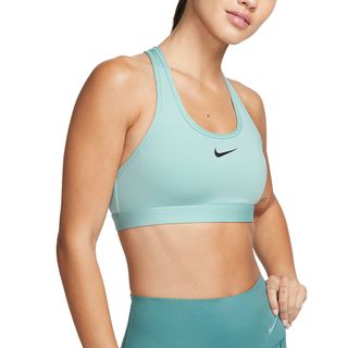 NIKE 運動內衣Swoosh 中強度支撑一片式襯墊BV3637 010 黑630 粉定價$1280