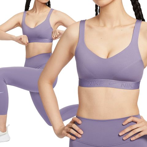 NIKE 耐吉 Nike NK DF Indy HGH SPT Bra 女款 紫色 運動 高度支撐 內衣 FD1069-509