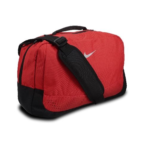 Nike 手提袋 Run Minimal Bag 男女款 運動休閒 斜背包 健身 重訓 行李袋 紅 黑 N0003569693NS N000356969-3NS