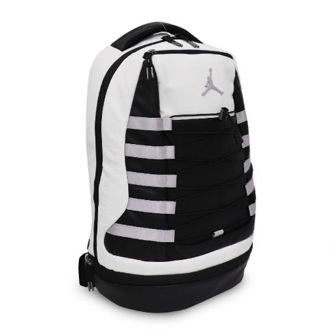 NIKE 耐吉 後背包 Jordan Backpack 男款 喬丹 飛人 外出 旅行 大容量 白 黑 JD2123024GS001 JD2123024GS-001