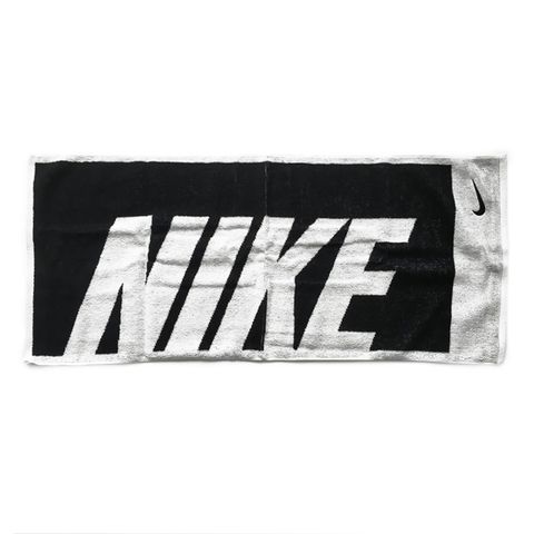 NIKE 耐吉 Jacquard Towel 35x80cm [N1001539036MD] 運動 毛巾 吸汗 柔軟 黑白