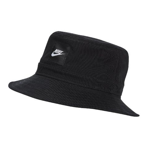 Nike 漁夫帽 Kids Bucket Hat 大童 兒童帽 黑 基本款 棉質 帽子 CZ6125-010