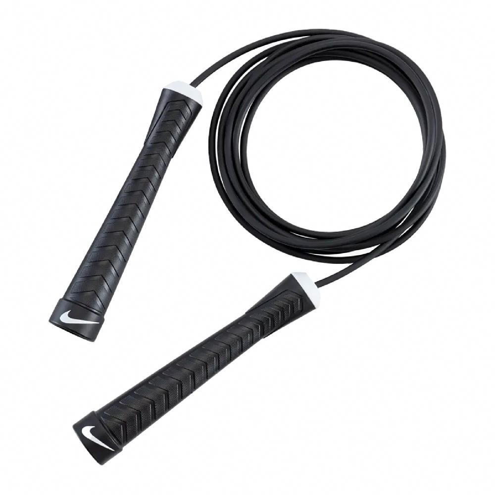 NIKE 耐吉  跳繩 Fundamental Speed Jump Rope 黑 有線 運動 可調整 高密度塑料 N100048702-7NS