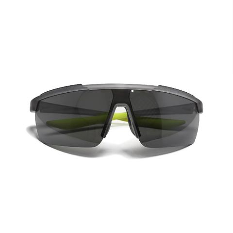 Nike 太陽眼鏡 Windshield Elite AF 男女款 黑灰 墨鏡 輕量 防霧 運動 防滑 蔡司 DC2854-012