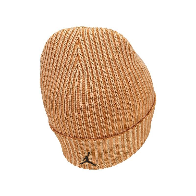 Nike 帽子Jordan 23 Beanie 男女款卡其黃經典毛帽針織翻邊喬丹DV3339