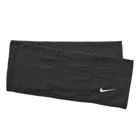 NIKE 耐吉 Towel [AC9550-010] 長型毛巾 路跑巾 運動 訓練 吸汗 柔軟 盒裝 25x120cm 黑