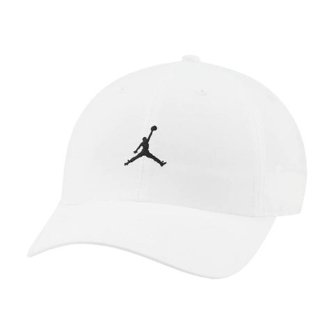 Nike 耐吉 帽子 Jordan Jumpman Heritage86 男女款 白 可調整 棒球帽 老帽 喬丹 DC3673-100