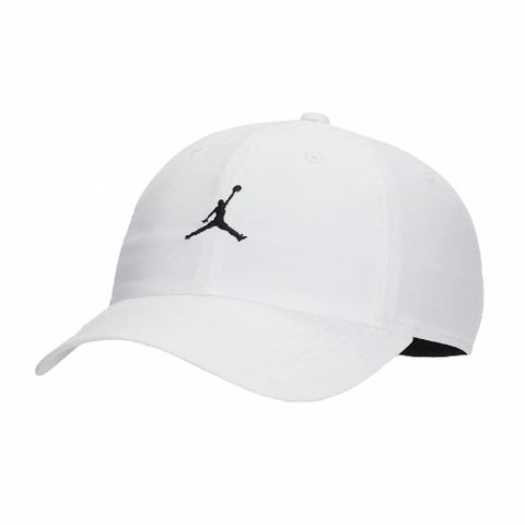 Nike 耐吉 帽子 Jordan Club 男女款 白 黑 基本款 可調式 老帽 棒球帽 喬丹 鴨舌帽 FD5185-100