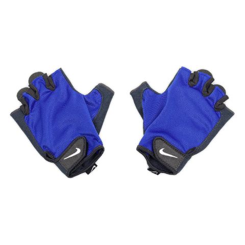 NIKE 耐吉 手套 Lightweight Fitness Gloves 藍 健身 重訓 露指手套 透氣 魔鬼氈 N0000003-405