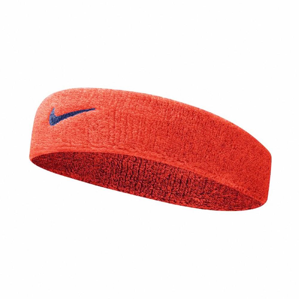 NIKE 耐吉  頭帶 Swoosh Headband 男女款 運動 路跑 健身 吸汗 橘 運動頭帶 N000154480-4OS