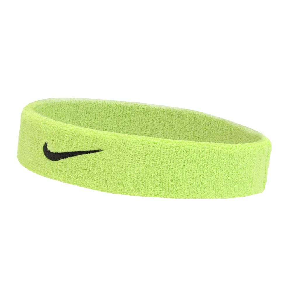 NIKE 耐吉 頭帶 Swoosh Headband 螢光綠 黑 吸濕 快乾 毛巾布 運動 休閒 NNN0771-0OS