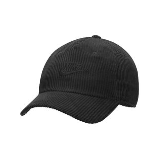 Nike 耐吉 棒球帽 Club Cap 男款 黑 燈芯絨 可調式帽圍 經典 帽子 老帽 FB5375-010