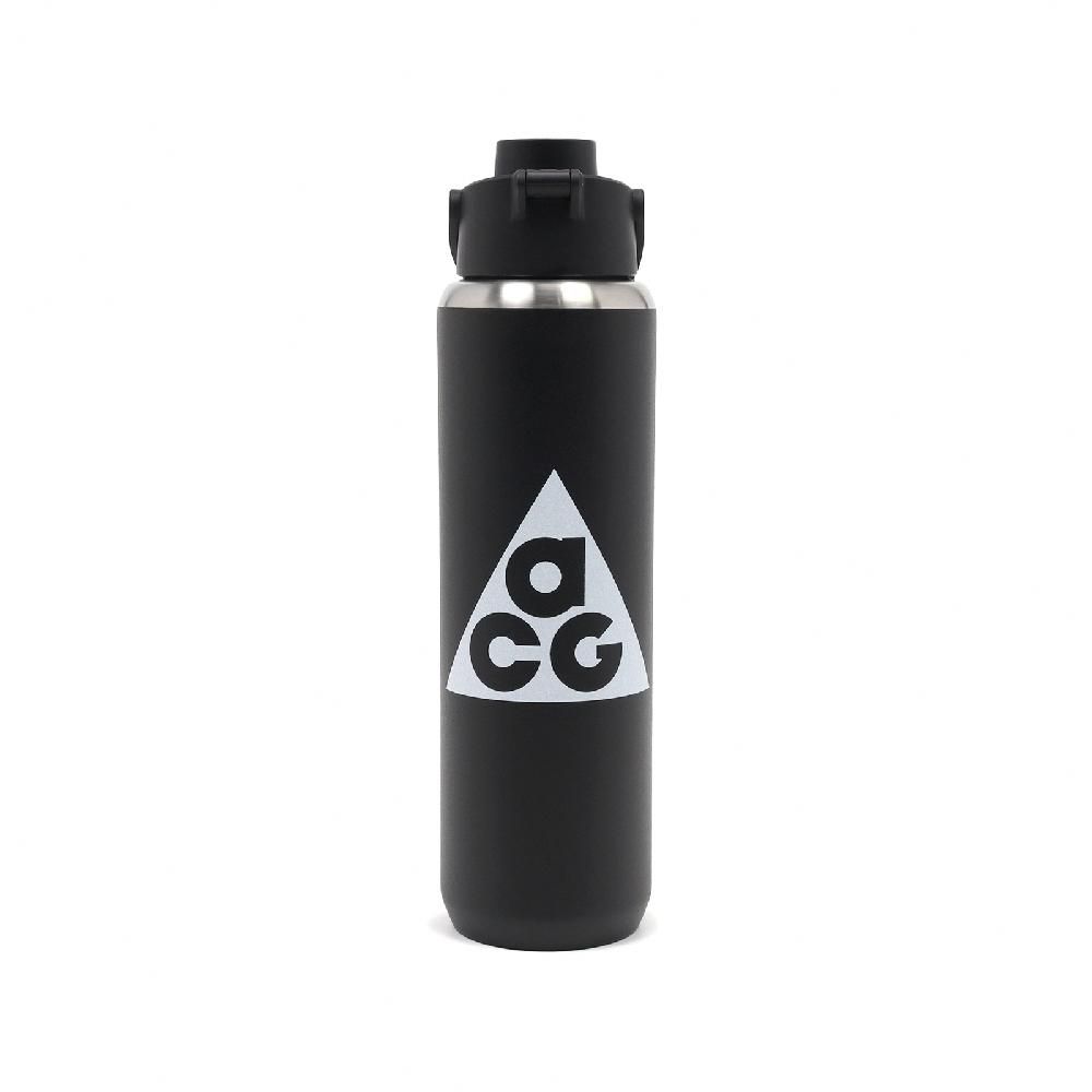  Nike 耐吉 水壺 Recharge 黑 白 不鏽鋼 保冷瓶 防漏 防刮 700ml ACG N100989708-024