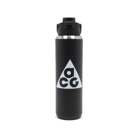 Nike 耐吉 水壺 Recharge 黑 白 不鏽鋼 保冷瓶 防漏 防刮 700ml ACG N100989708-024