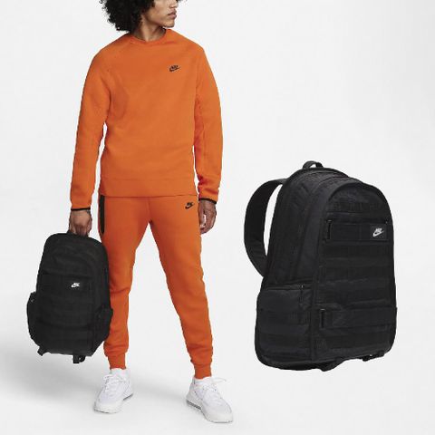 Nike 耐吉 後背包 NSW RPM 黑 白 大空間 15吋 可調背帶 多夾層 軟墊 背包 雙肩包 FD7544-010