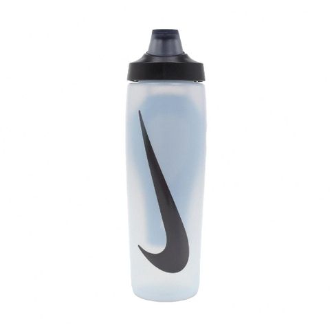 Nike 耐吉 水壺 Refuel Bottle 24oz 白 黑 掀蓋式 止滑 可擠壓 水瓶 運動 自行車 N100766812-524