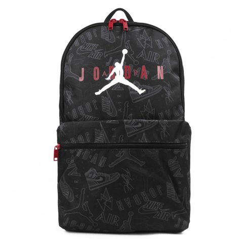 Nike Jordan HBR [HF1791-010] 後背包 雙肩背包 筆電包 書包 喬丹 滿版印花 運動 休閒 黑