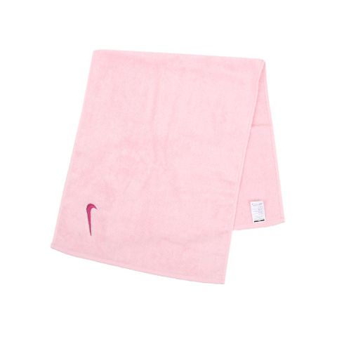 NIKE 耐吉 毛巾 Solid Core Towel 粉 純棉 吸汗 刺繡 健身 訓練 球類 運動毛巾 N100154160-6NS