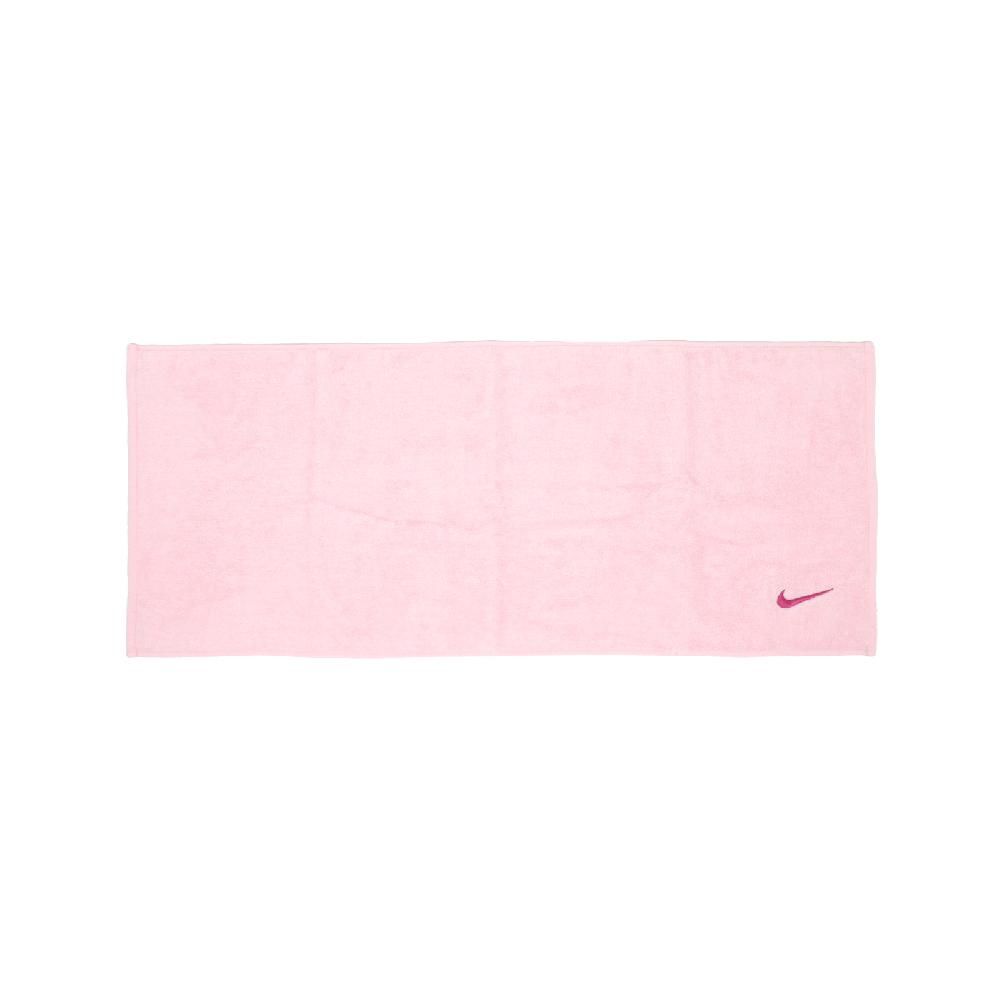 NIKE 耐吉   毛巾 Solid Core Towel 粉 純棉 吸汗 刺繡 健身 訓練 球類 運動毛巾 N100154160-6NS