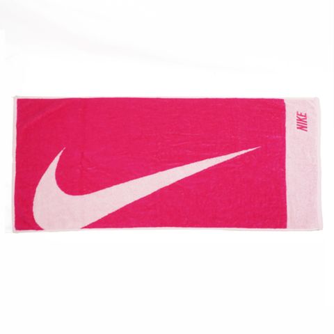 NIKE 耐吉 Jacquard [AC2383-664] 毛巾 運動 登山 居家 80x35cm LOGO 粉