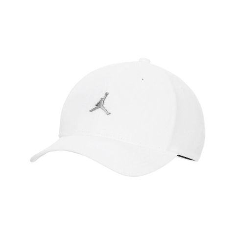 Nike 耐吉 棒球帽 Jordan Rise Cap 白 銀 可調式帽圍 經典 飛人 老帽 帽子 FD5186-100