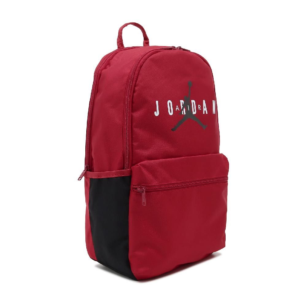 NIKE 耐吉   後背包 Jordan Backpack 紅 黑 13吋 多夾層 喬丹 筆電包 雙肩包 背包 JD2413006AD-003