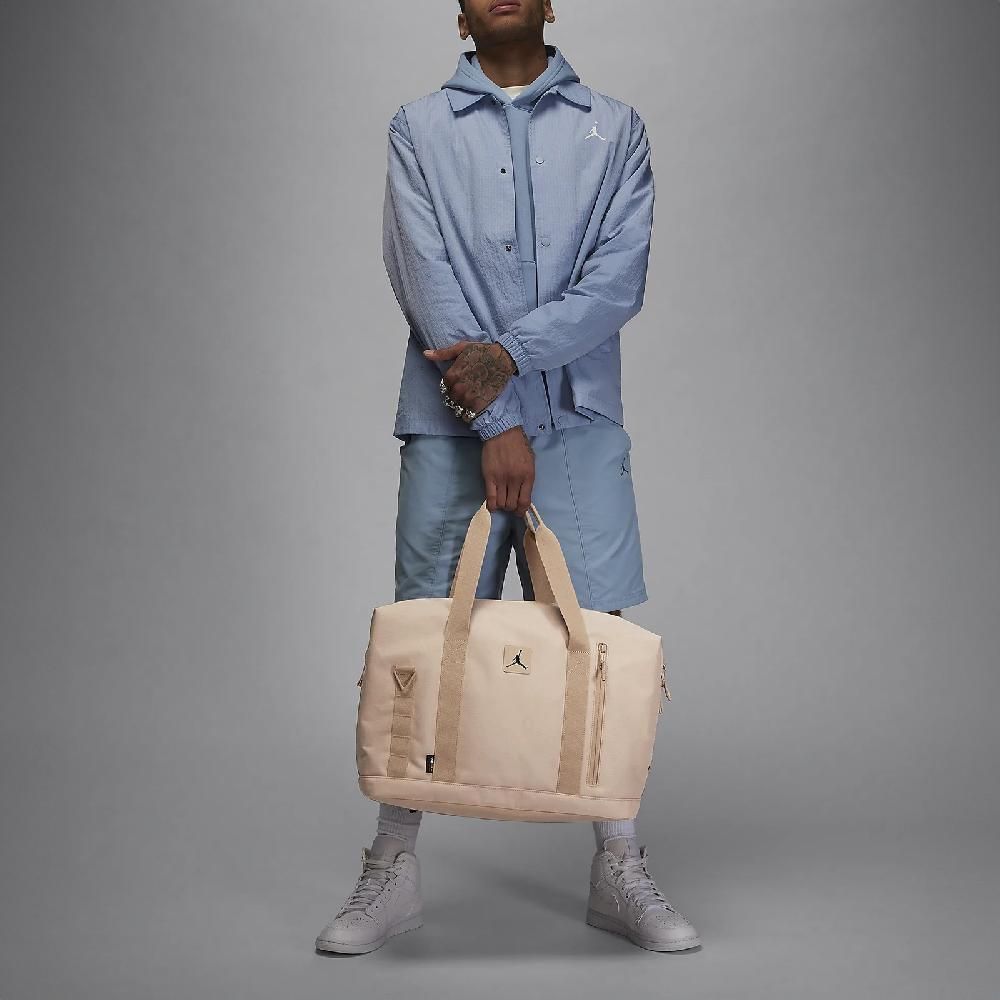 NIKE 耐吉   托特包 Jordan Flight CORDURA 棕 抗撕裂 大空間 可調背帶 手提 肩背包 JD2423017AD-001