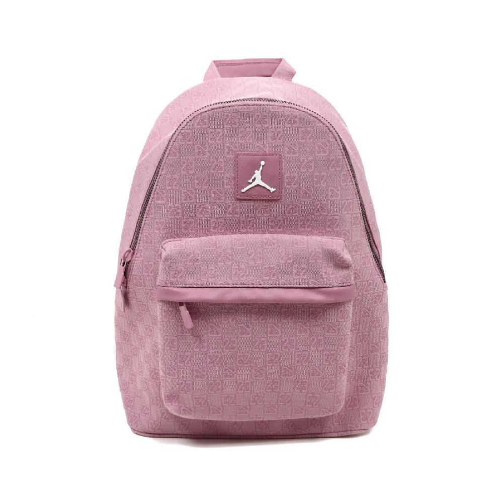 NIKE 耐吉   後背包 Jordan Monogram Backpack 粉 13吋 軟墊 雙肩包 肩背包 背包 JD2423010AD-001