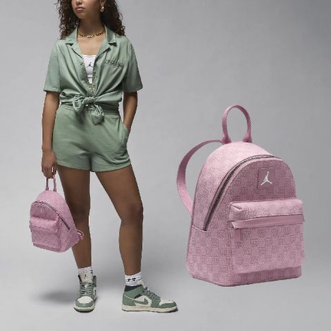 Nike 耐吉 後背包 Jordan Monogram 女款 分 可調背帶 雙肩包 小包 背包 JD2423011TD-001