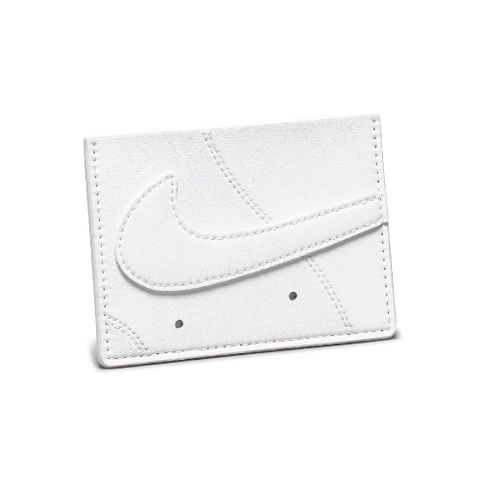 Nike 耐吉 錢包 Icon Air Force 1 Card Wallet 白 皮革 卡片夾 皮夾 N100973817-6OS