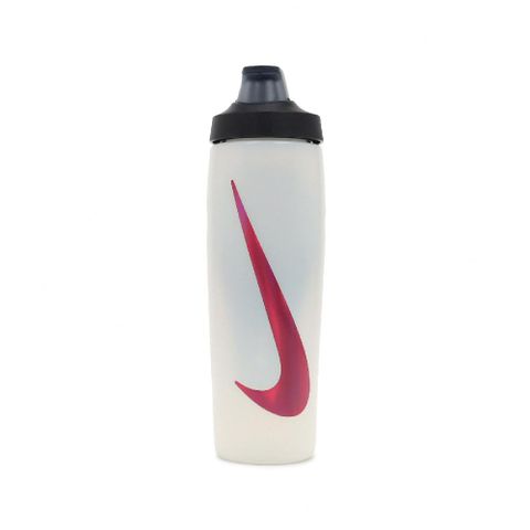 Nike 耐吉 水壺 Refuel Bottle 24oz 紅 白 掀蓋式 可擠壓 止滑 單車 運動水壺 N100766814-324