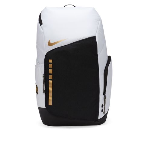 NIKE Hoops Elite 白黑 後背包 氣墊 大容量 運動 手提袋 白 籃球袋 DX9786-100