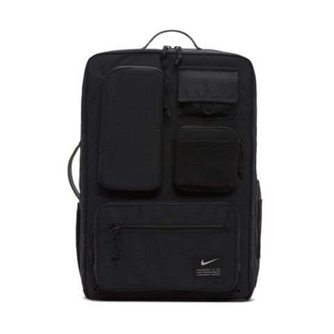 NIKE 後背包 Utility Elite Backpack 氣墊 大容量 運動 全開式 筆電包 手提 黑 CK2656-010