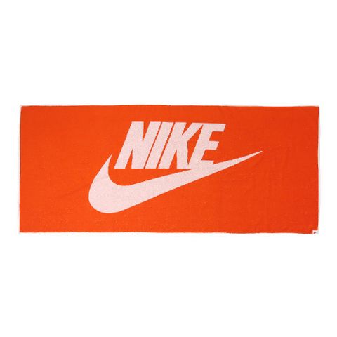 NIKE 耐吉 海灘毛巾 Club Pool Towel 橘 白 純棉 吸水 運動毛巾 毛巾 N100974180-8OS