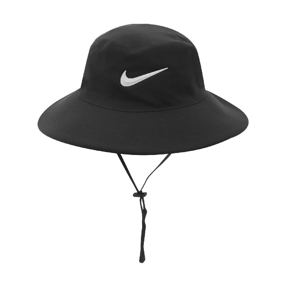 NIKE 耐吉   漁夫帽 Apex Bucket Hat 黑 白 速乾 防曬 可拆繩 帽子 FZ7945-010