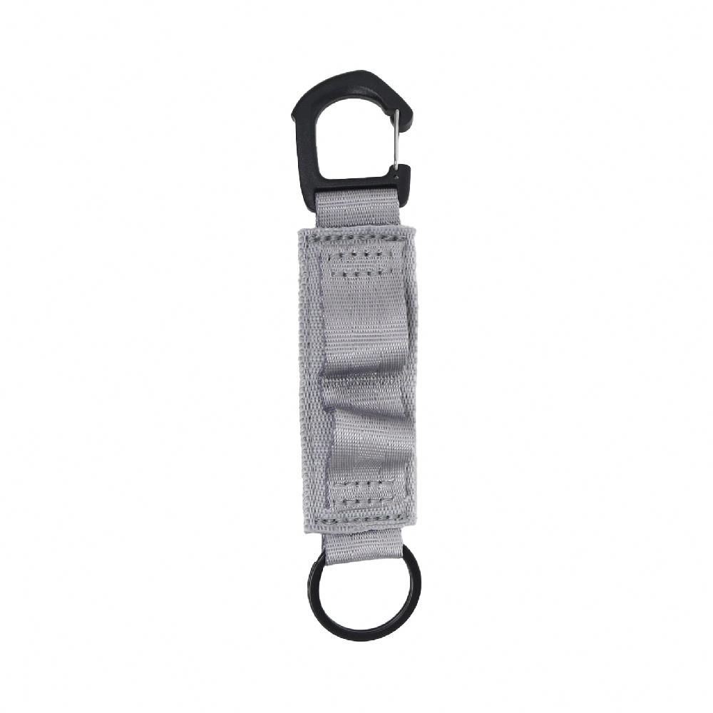 NIKE 耐吉   鑰匙扣 Club Key Holder 灰 白 抗撕裂 吊飾 鑰匙圈 N101003500-7OS