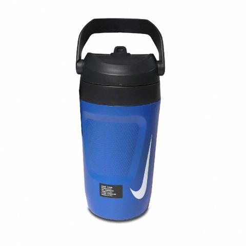 NIKE 耐吉 水壺 Fuel Jug 64OZ 藍 超大容量 健身 訓練 運動 開口 霸水壺 胖胖瓶 1893ml N000001341-4OS