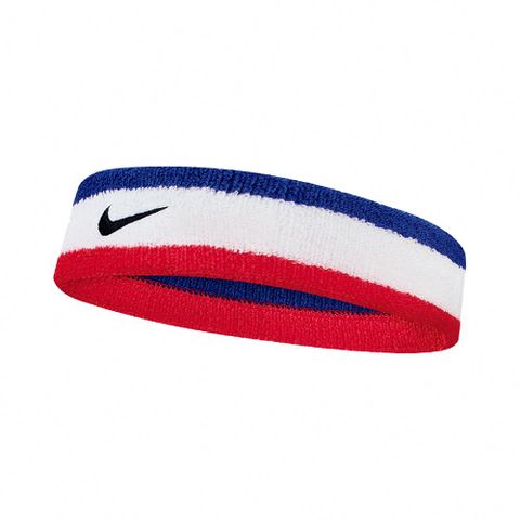 NIKE 耐吉 頭帶 Swoosh Headband 男女款 髮帶 運動 吸汗 毛巾布 百搭 三色 白 藍 紅 N000154462-0OS