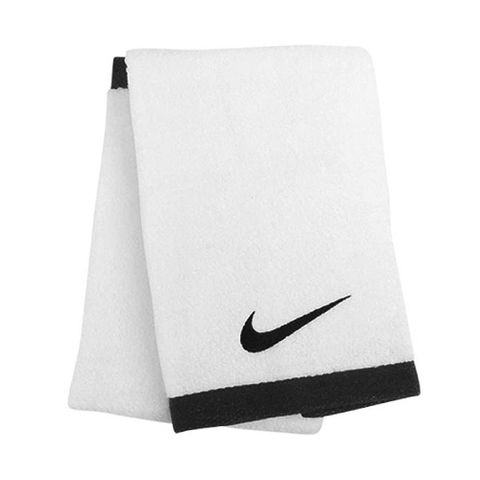 NIKE 耐吉 運動毛巾 Fundamental Towel 勾勾 純棉 吸汗 健身房 運動 白 黑 NET1710-1MD