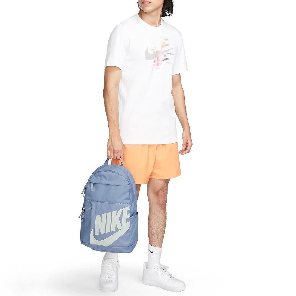 NIKE 耐吉   後背包 Elemental Backpack 藍 白 多夾層 雙肩包 肩背包 背包 DD0559-494