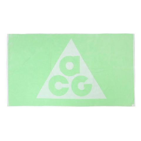 NIKE 耐吉 海灘毛巾 ACG Towel 綠 白 棉質 吸水 毛巾 運動毛巾 N100882031-8OS