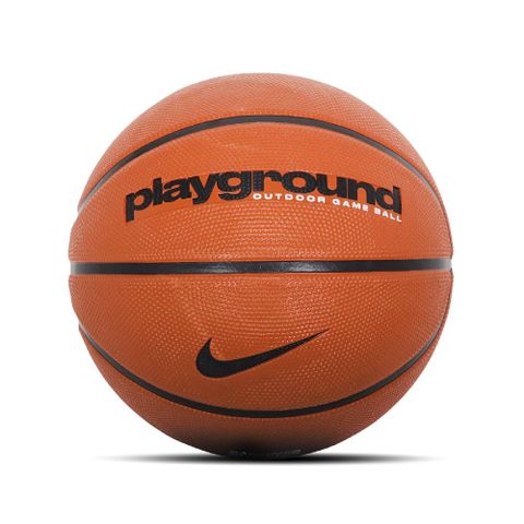 NIKE 耐吉 籃球 Everyday Playground 8P Basketball 6號球 橘 黑 室外球 加深溝紋 N100449881-406