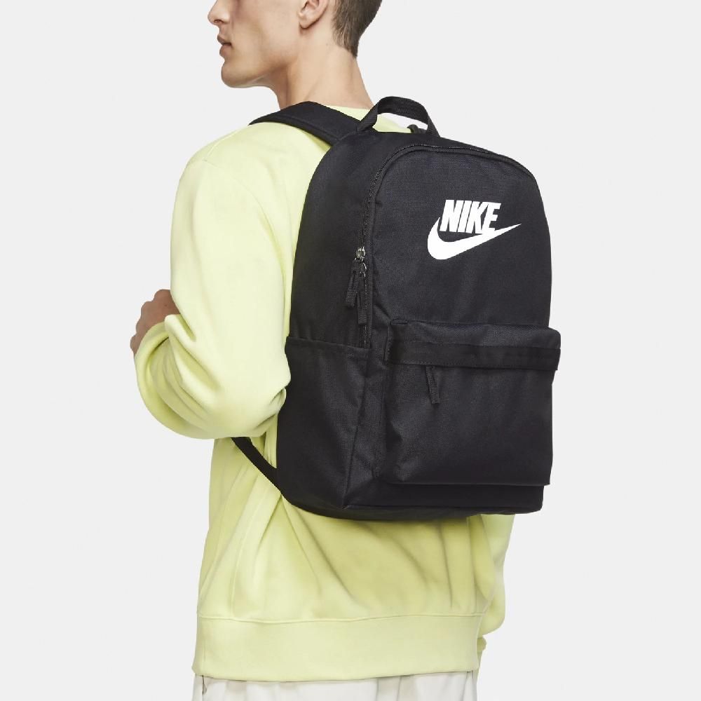 NIKE 耐吉   後背包 Heritage Backpack 黑 基本款 雙肩背 書包 運動背包 筆電包 DC4244-010