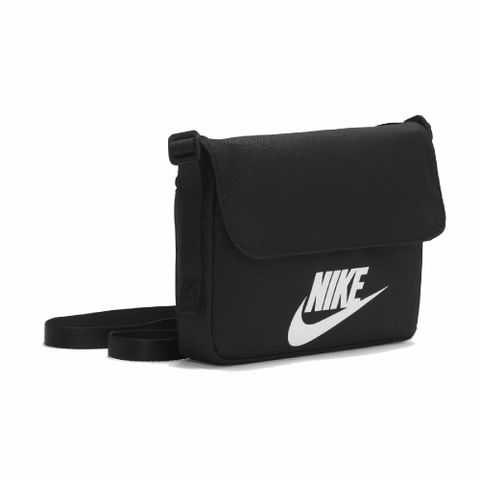 NIKE 耐吉 包包 NSW Revel Shoulder Bag 男女款 黑 斜背包 側背包 郵差包 翻蓋 CW9300-010