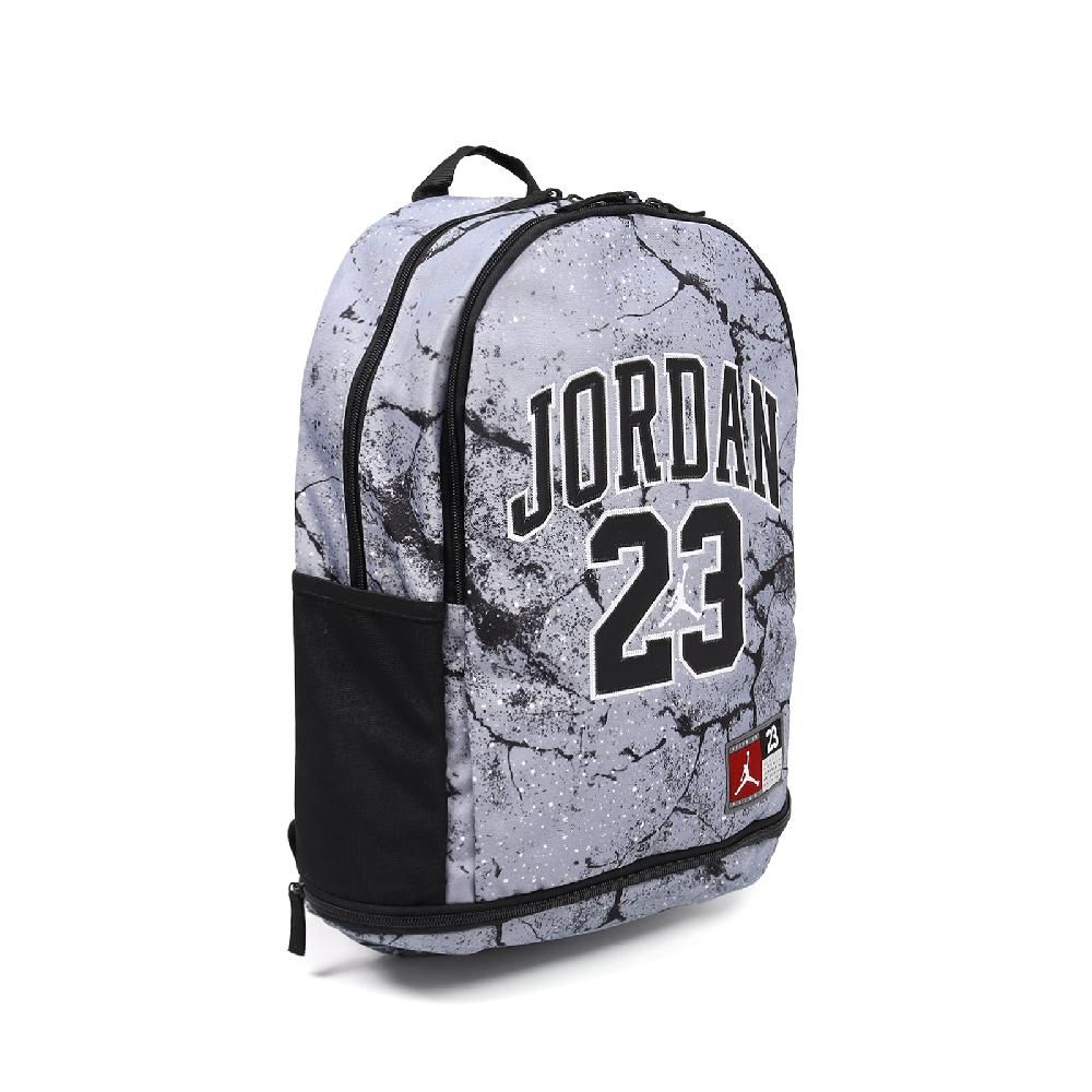 NIKE 耐吉   後背包 Jordan Jersey Backpack 灰 黑 15吋 筆電包 運動包 背包 JD2433009AD-001