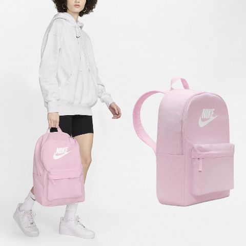 NIKE 耐吉 後背包 Heritage Backpack 粉 白 15吋 加墊肩帶 筆電包 運動包 背包 DC4244-664