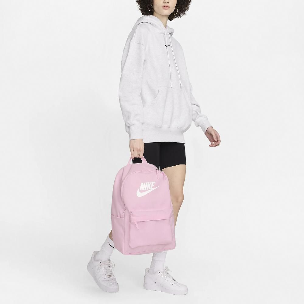 NIKE 耐吉   後背包 Heritage Backpack 粉 白 15吋 加墊肩帶 筆電包 運動包 背包 DC4244-664